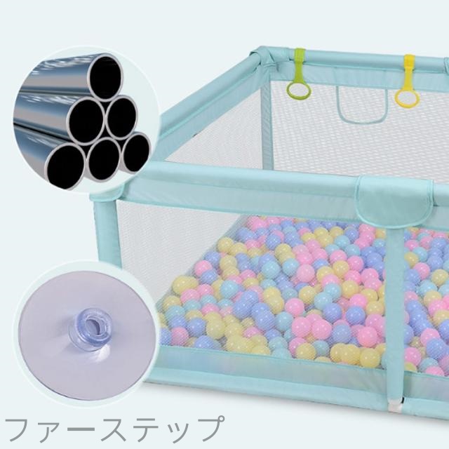 ベビーサークル 120*120cm　小型　ベビー サークル 赤ちゃん ベビー 柵　ベビーフェンス フェンス ベビー用品 おすすめ　ベビーサークル 子供 キッズ　ギフト　高さ約66cm　滑り止め 洗濯可能 洗える　組み立て 安全_1