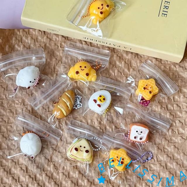 スクイーズ 9個セット メロジョイ パン ケーキ おにぎり ぷにぷに
