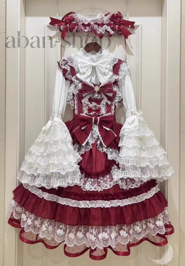 ゴスロリ コスプレ ワンピースメイド服 コスチューム 文化祭 学園祭 衣装 ハロウィン おすすめ 可愛い 仮装_6