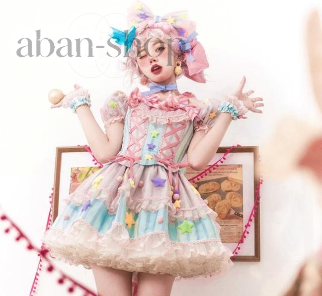 ロリータ トップス 萌え レディース ゴスロリ 吊りスカート ワンピース花嫁洋服 ウ ロリータファッション変装トップス