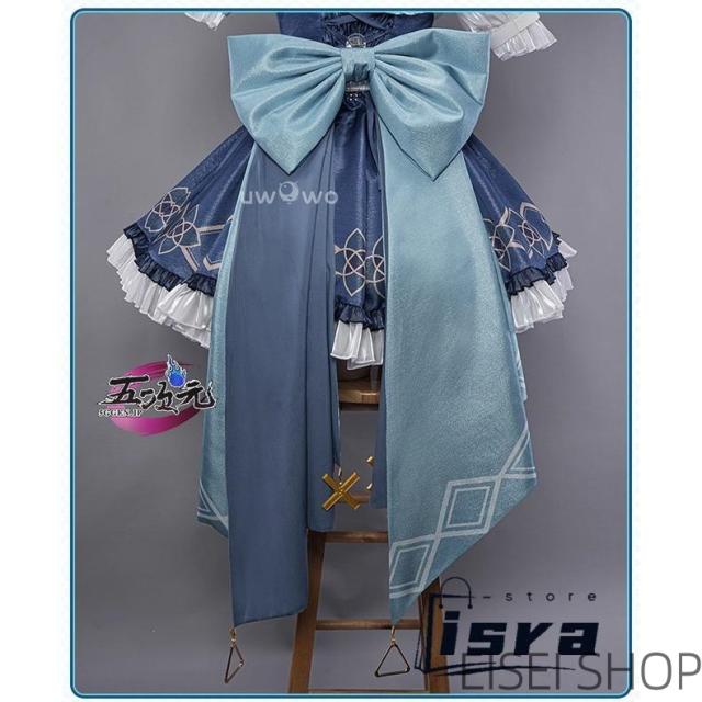 UWOWO　原神　コスプレ　ファルザン　メイド服　韓国カフェコラボ衣装　※ウィッグ　靴　追加可能_11