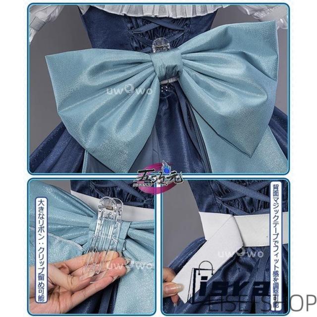 UWOWO　原神　コスプレ　ファルザン　メイド服　韓国カフェコラボ衣装　※ウィッグ　靴　追加可能_12
