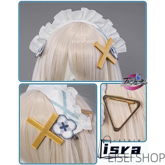 UWOWO　原神　コスプレ　ファルザン　メイド服　韓国カフェコラボ衣装　※ウィッグ　靴　追加可能_4