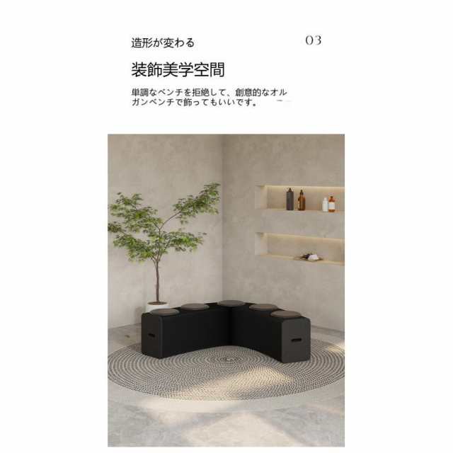 ペーパーベンチ アコーディオン 折りたたみ式 クラフト紙 スツール 折り畳み可能 ペーパースツール ペーパーソファ 伸縮 持ち運び可能 クラフトペーパーリラック_10