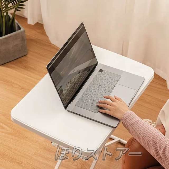 昇降式テーブル センターテーブル リビングテーブル 幅さ45cm*長さ65cm*高さ29-67cm 高さ調節 折りたたみ ハイテーブル 白 3段階調節 持ち運び 机 簡易テーブル 在宅勤務 在宅ワーク コンパクト ダイニングテーブル ローテーブル 自由伸縮_2