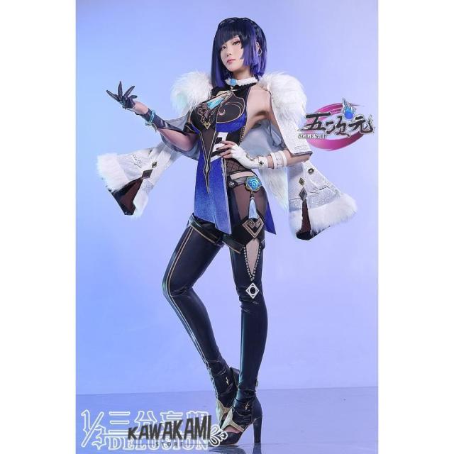 三分妄想　原神　コスプレ　夜蘭　イェラン　衣装　※ウィッグ　靴　武器　追加可