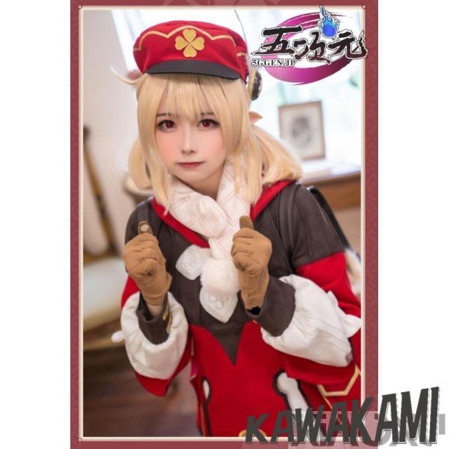 江南猫次　原神　コスプレ　クレー　衣装　※ウィッグ　靴　追加可