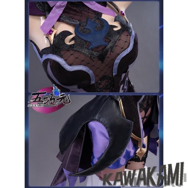 Uwowo　原神　コスプレ　フィッシュル　衣装　※ウィッグ　靴　武器　追加可_6
