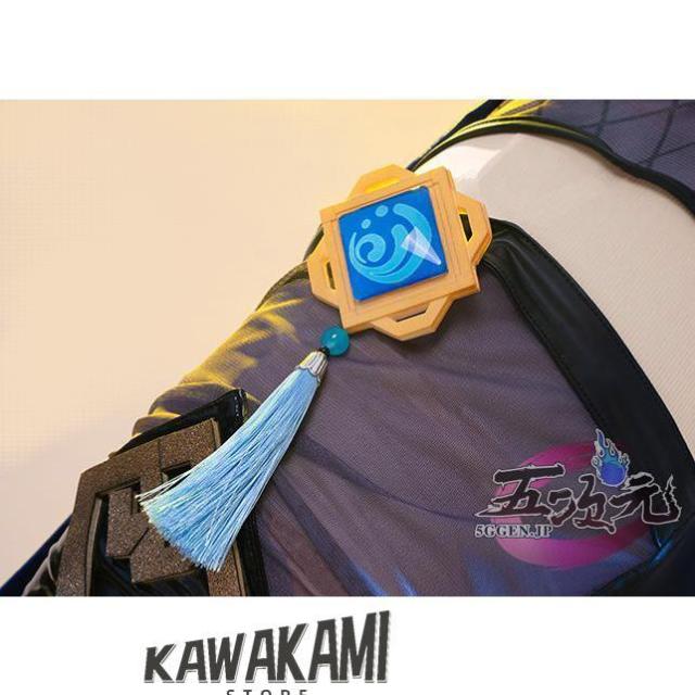 猫と三丁目　原神　コスプレ　夜蘭　イェラン　衣装　※ウィッグ　靴　 武器　追加可能_7