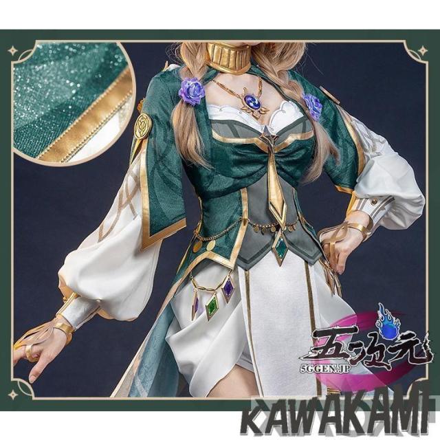 猫屋小舗　原神　コスプレ　リサ　葉に隠れし芳名　新スキン　衣装　コスプレ　※ウィッグ　靴　追加可_6