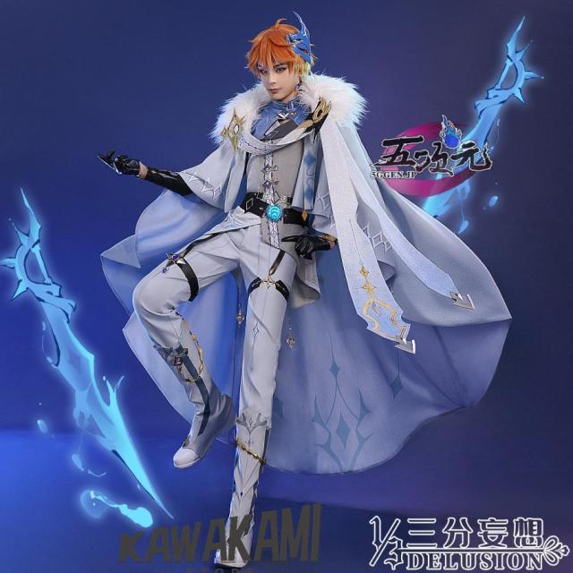 三分了見違い 原神 コスプレ タルタリヤ 冬極勝ち 御召しもの仕かける ※ウィッグ 武器体系 加えること可