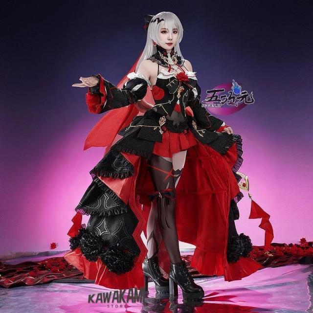 五次元　基萌　崩壊3rd　テレサ　テレサ・アポカリプス　 月下の誓い　コスプレ　衣装　※ウィッグ　靴　追加可能