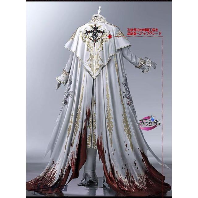 五次元　恋と深空　コスプレ　シン　銀翼の悪魔　衣装　※ウィッグ　追加可_1