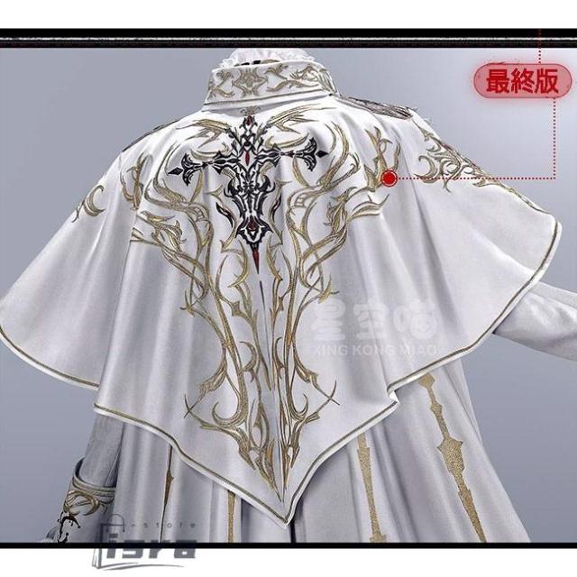 五次元　恋と深空　コスプレ　シン　銀翼の悪魔　衣装　※ウィッグ　追加可_4