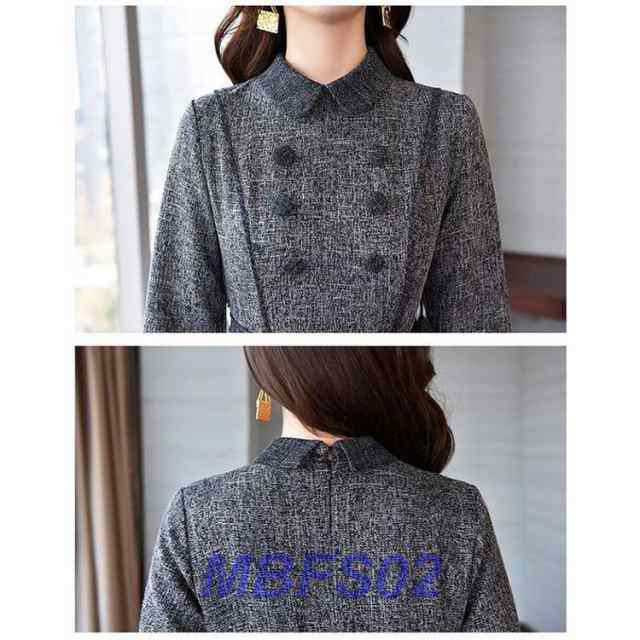 ワンピース ロング マキシ丈 大人 レディース 大きいサイズ 秋 冬 長袖