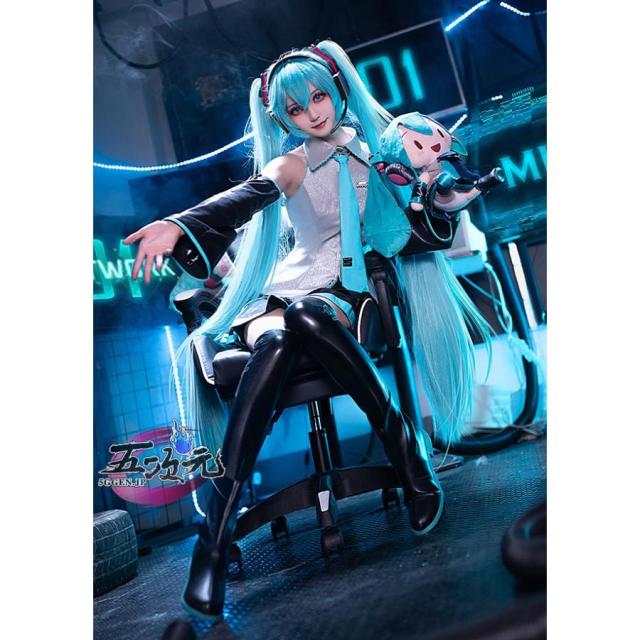 初獣猫 ボーカロイド コスプレ 初音ミク コスチューム 通常V コスプレ
