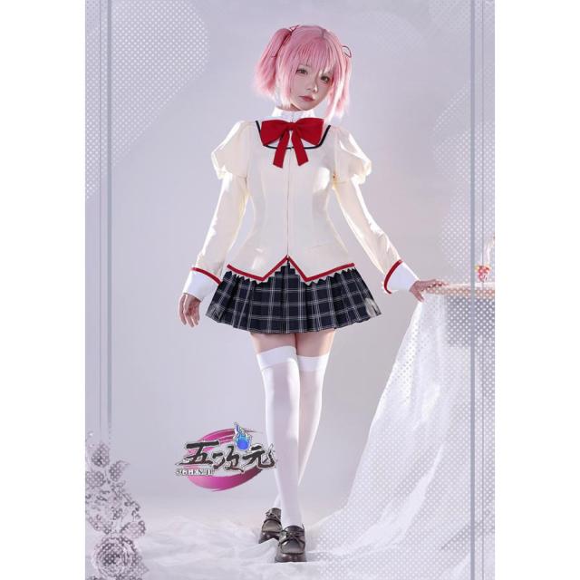 魔法少女まどか☆マギカ 佐倉杏子 コスプレ衣装 ウィッグ・武器付き ま