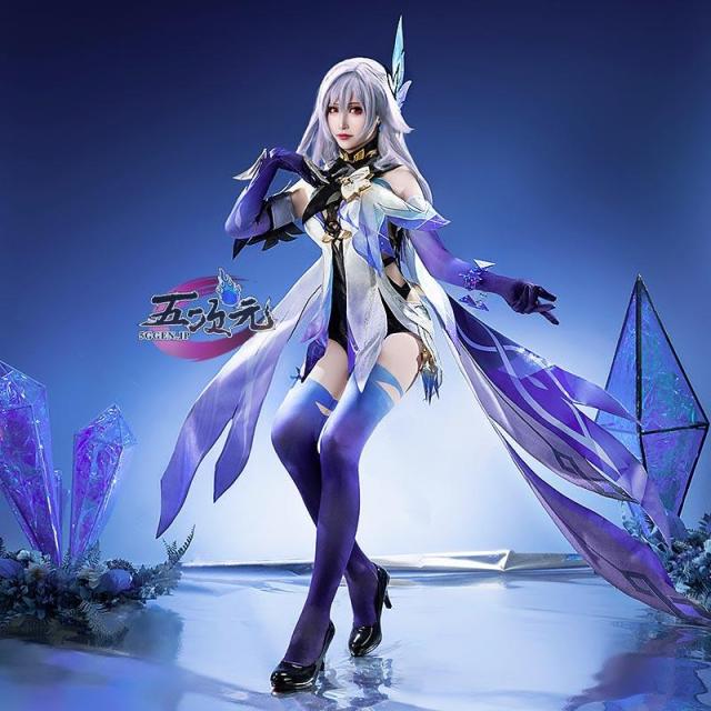 五次元　基萌　原神　コスプレ　スカーク　衣装　※ウィッグ　靴　追加可能