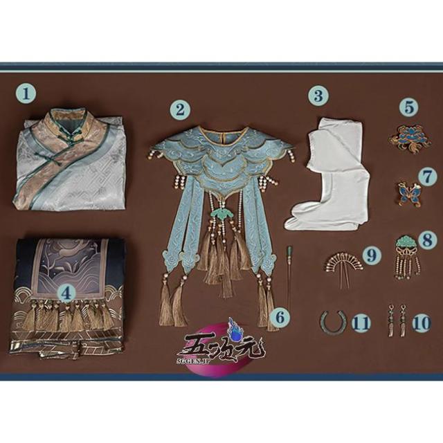 江南猫次 第五人格 IdentityV コスプレ 骨董商 UR衣装 白澤