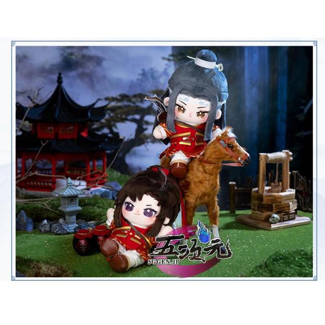 藍湛ぬいぐるみ魏無羡ぬいぐるみ20cm 魏無羡10cm 服付き minidoll製