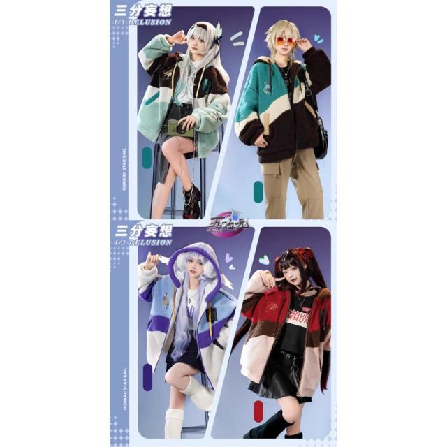 三分妄想　崩壊スターレイル　ボアジャケット　ホタル　アベンチュリン　花火　ロビン