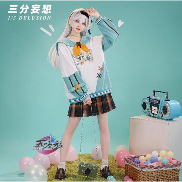 三分妄想　崩壊スターレイル　同人パーカー　ホタル　ロビン　アベンチュリン