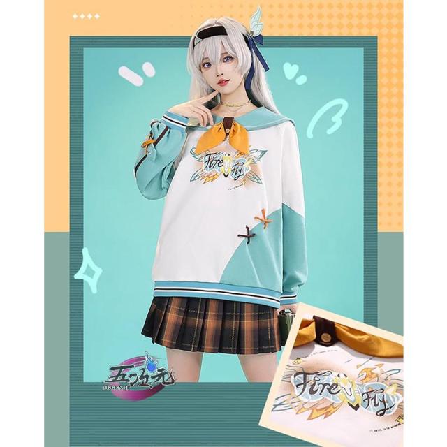 三分妄想　崩壊スターレイル　同人パーカー　ホタル　ロビン　アベンチュリン