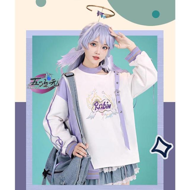 三分妄想　崩壊スターレイル　同人パーカー　ホタル　ロビン　アベンチュリン