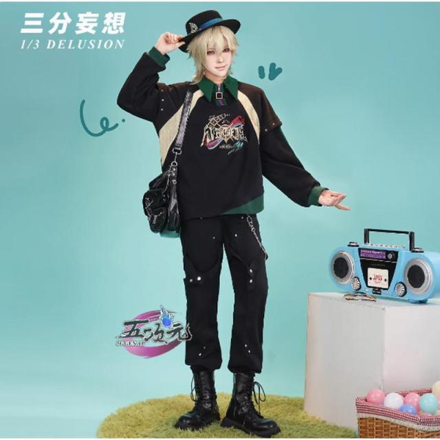 三分妄想　崩壊スターレイル　同人パーカー　ホタル　ロビン　アベンチュリン