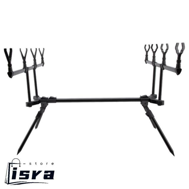 ロッドポッドホルダー 取り外し可能な釣り竿スタ 折りたたみ式キャリーバッグ付き格納式釣り竿ホルダー