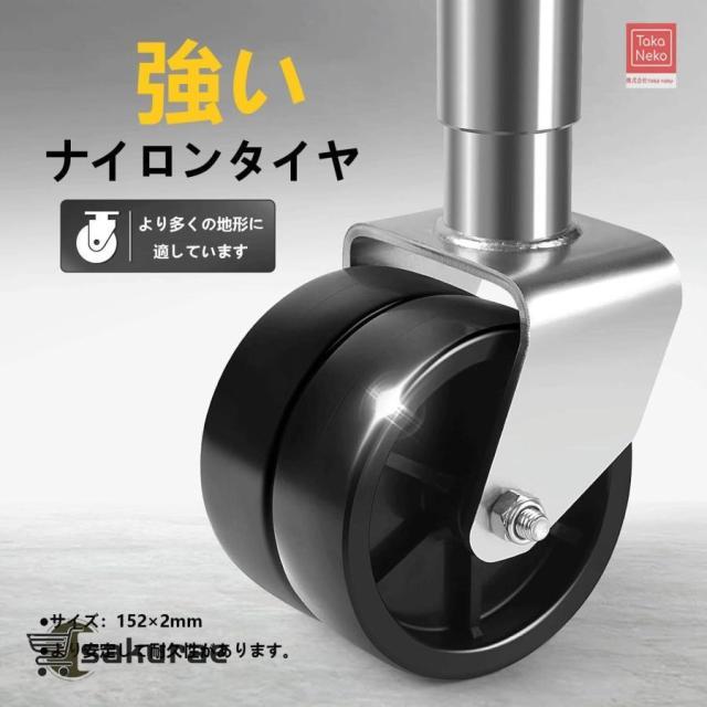 トレーラージャッキ クランプトップ風、耐荷重800kg 伸縮タイプ/軽トレーラー 普