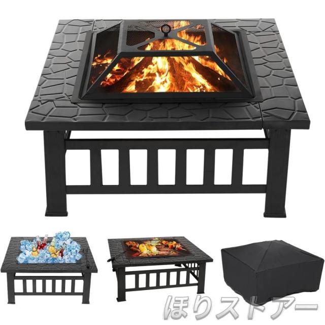 バーベキューコンロ ファイヤーピット 大型 焚き火 大型 バーベキュー 自宅 庭 大人数 耐熱性 自宅 庭 家庭用 囲炉裏 おしゃれ 焚き火台 グリル 焚火台 キャンプ