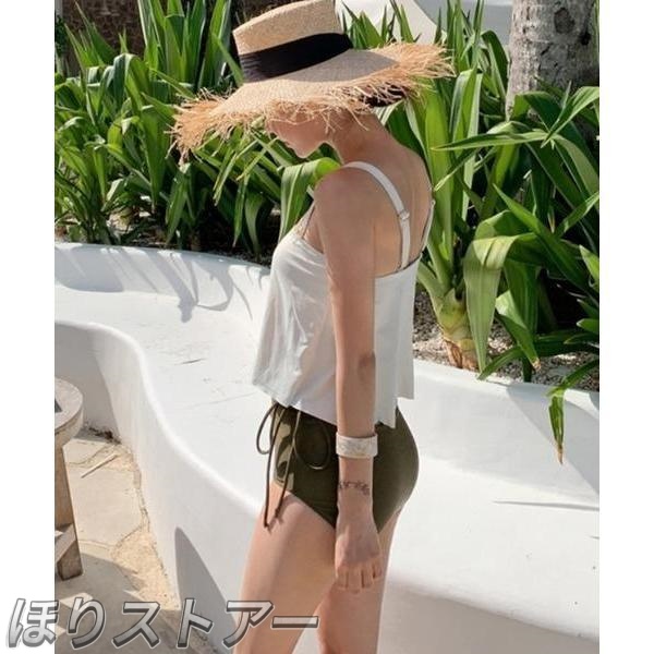 水着 バイカラーフレアバンドゥ セパレート水着