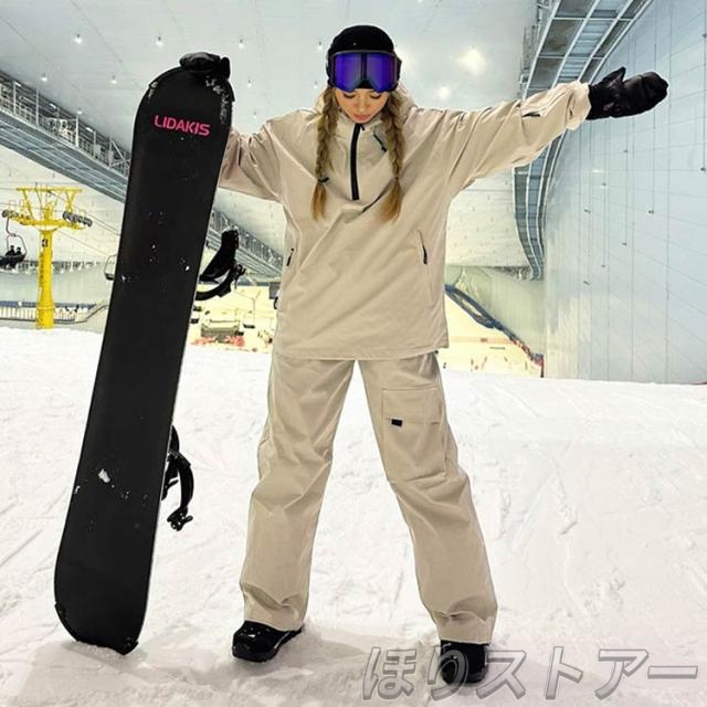 ボードウェア S-5XL メンズ 上下セット スノーボードウェア 男女兼用