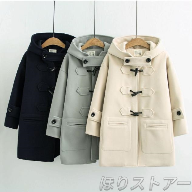 ダッフルコート チェスターコート レディース 秋冬 ミディアム丈コートアウター チェスタージャケット ロング丈 フード付き 通勤 通学 オシャレ 風