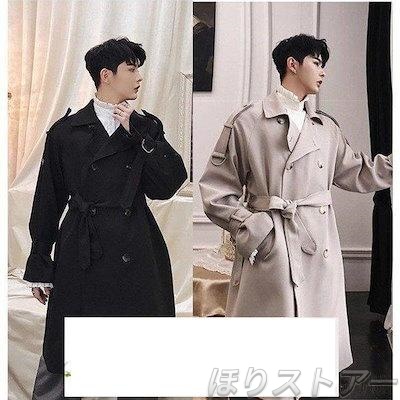 チェスターコート　メンズコート　秋冬　ジャケット　トレンチコート　アウター　コート　上品　韓国風　2色