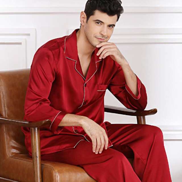 ギフツオブブリリアンス] シルクパジャマ 紳士 シルク パジャマ メンズ 男性 絹 サテン (XL, ブルー) PJ_2533 Amazon | [SURF  ZMER] シルク パジャマ メンズ 上下 夏 部屋着 メンズ パジャマ サテン パジャマ 夏 メンズ シルクパジャマ ルームウェア メンズ 夏 [SURF ZMER] シルク パジャマ メンズ 上下 夏 部屋着 メンズ パジャマ サテン パジャマ 夏 メンズ シルクパジャマ