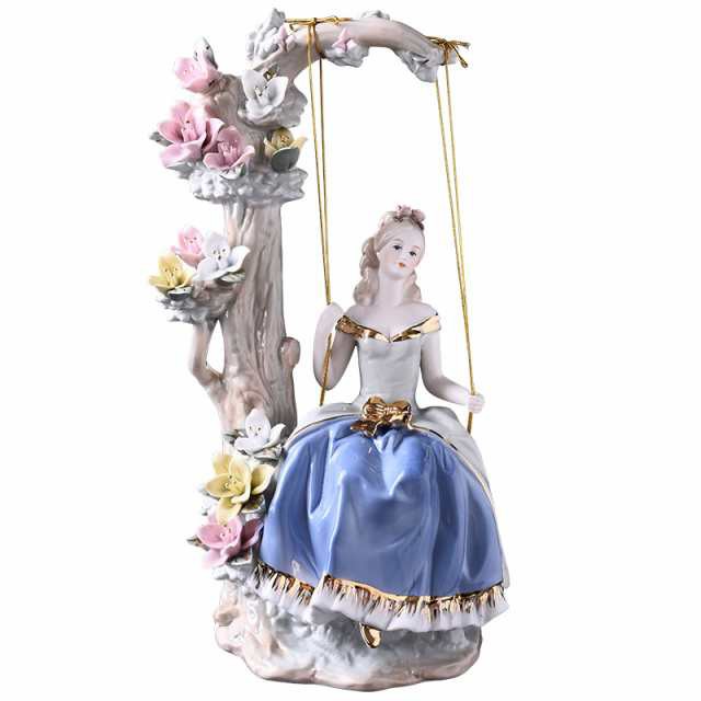 陶器 置物 オブジェ ヨーロッパ 西洋人 宮廷 装飾 インテリア ガーデン