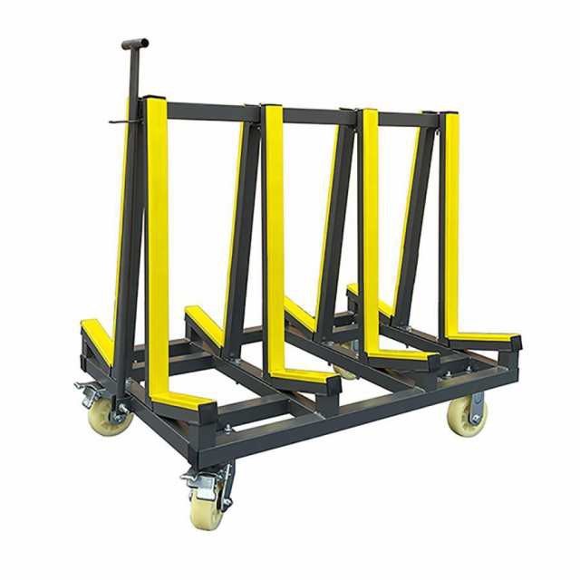 ボード台車 4輪運搬台車 長尺物台車 運搬用台車 作業台車 耐荷重500kg 大型鋼管荷台車 5インチ サイレントホイール キャリーカート 多用途 頑丈 建設現場 建物