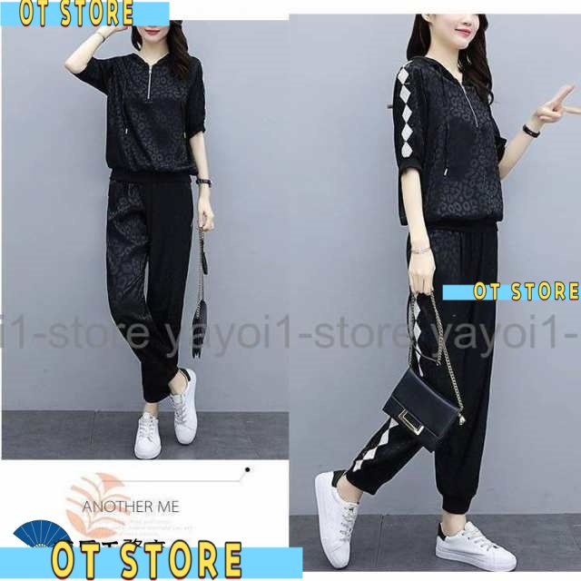 注目アイテム 再入荷リクエスト殺到 ヒョウ柄 上下セット パンツ トップス レディース 今だけ ジップアップ ジャージ レオパード ウェア ランニングウェア スポーツウェア 2点セット ジム SNS話題 収納便利 フィットネス 早い者勝ち