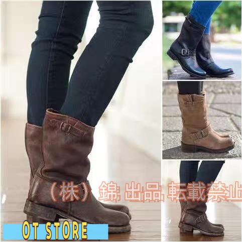 エンジニアブーツショートブーツ幅広ブーツローヒールレディースブーツベルトバックル黒ショート丈疲れないくしゅくしゅベルト飾りぺたんこ厚底