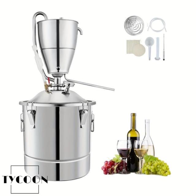 家庭用蒸留器 蒸留水/芳香蒸留水 小型ワイン醸造装置 蒸留水キット スピリットボイラー 蒸留酒 アルコール 水 エッセンシャルオイル/エッセンシャルオイル (A)