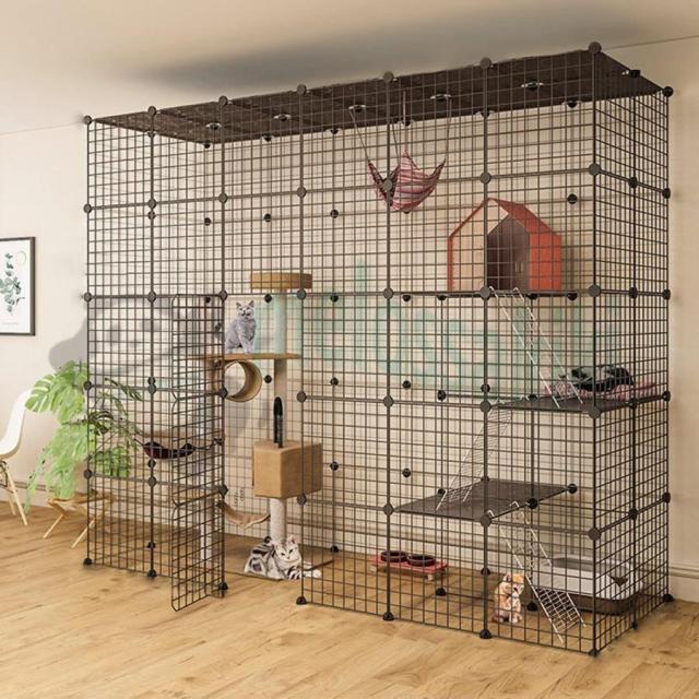 CAT TOWER STADIUM トイレ付きキャットケージ 2段 M109300986