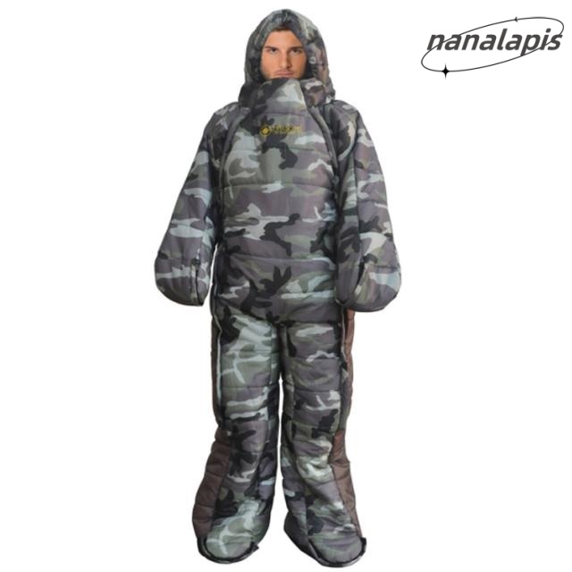 高通気性 防カビ 寝袋 手が出せる寝袋 寝袋 防虫 -5℃?5℃ 極寒対応 丸洗い可 災害避難所 撥水 防水 コンパクト 人型寝袋 歩ける キャンプ 登山 お部屋の中でもアウトドアも大活躍 防災 野宿 車中泊で保温性抜群 スマホの操作や読書 食事も楽々 防寒着