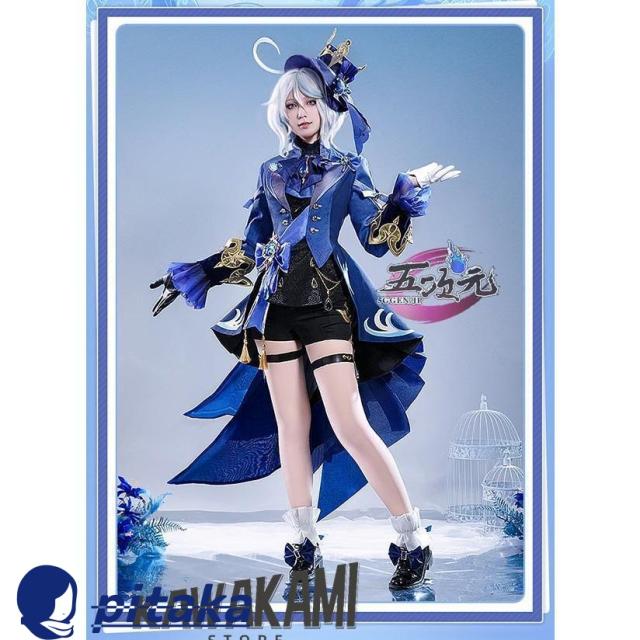 五次元 基萌 原神 コスプレ フリーナ・ウーシア 黒フリーナ 衣装