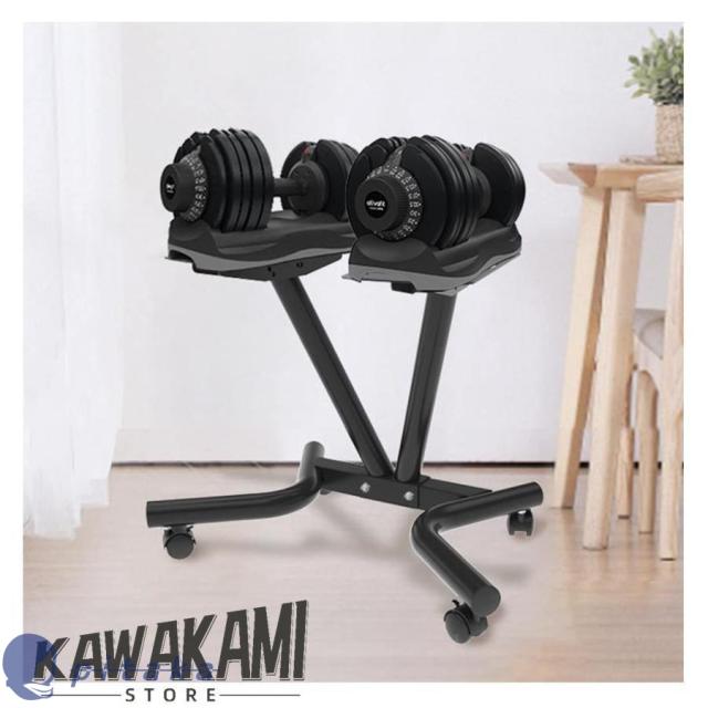 ダンベルラック、スライディング可動式ダンベルディスプレイストレージラックを備えた調整可能なダンベルスタンド、容量150kg、スペース節約