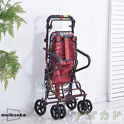 シルバーカート 座れる 軽量 おしゃれ 歩行車 老人用 ショッピングカート 大容量収納バッグ 歩行補助 介護用 折り畳み式 歩行器 手押し車老人 買い物かご 年寄り