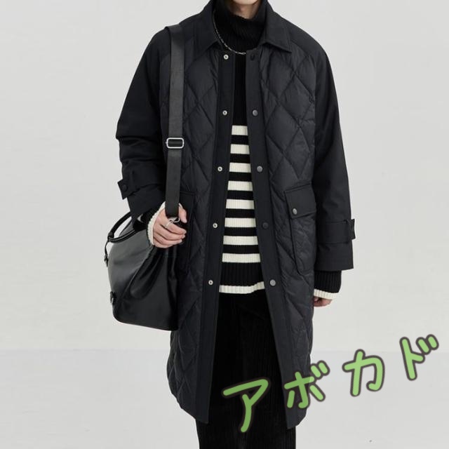 キルティングコート 防風 ダウンコート ポケット 秋 大きいサイズ