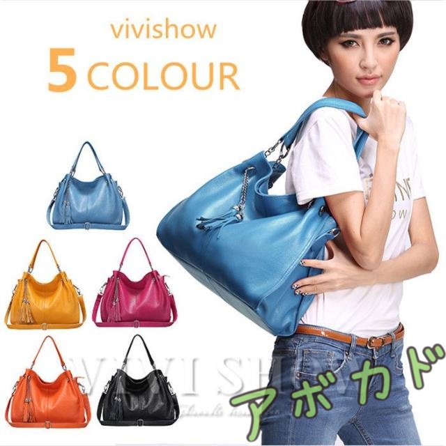 レザー ショルダーバッグ トートバッグ レディース 革 牛革 レザーバッグ エディターズバッグ タッセルバッグ フリンジバッグ 斜めかけ 手提げ オリジナル 鞄