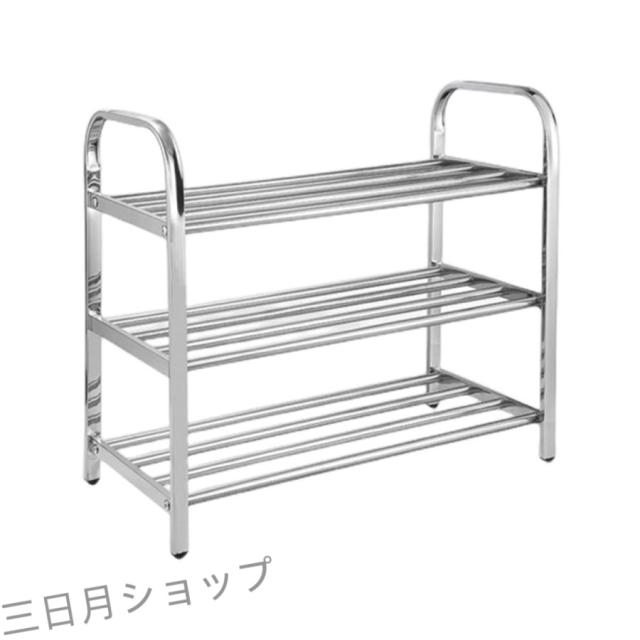シューズラック玄関靴収納 シューズラックタワー ステンレス 下駄箱 シューズボックス 靴入れ 靴棚 省スペース 収納棚 大容量 玄関収納 靴入れ 棚 多層家庭用靴